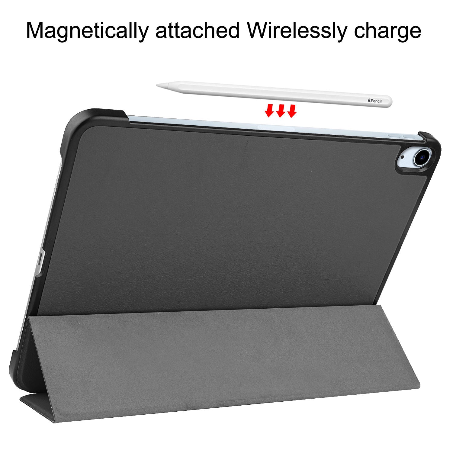 Smart Tri-Fold Folio Tablet Case PU Leather Flip Stand Protective Cover