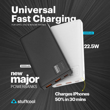 Stuffcool Major 10000mAH 20W PD Powerbank